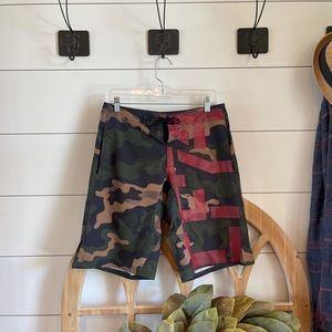 Reebok CrossFit training shorts. Camo. Small